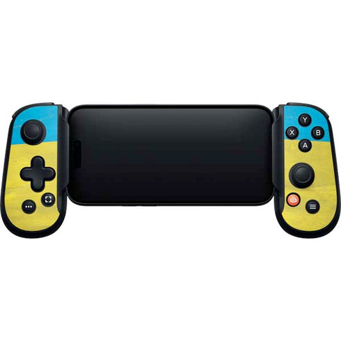 Ukraine Flag Distressed Backbone One for iPhone Game Controller Skin